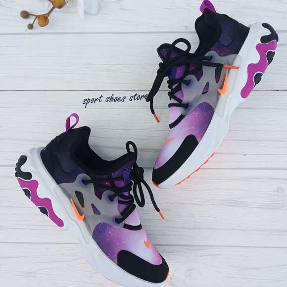 nike presto react black purple